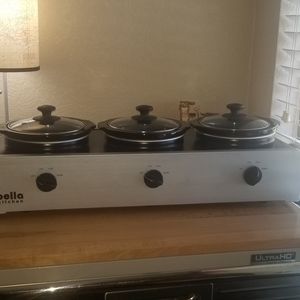 ☆Bella Crock Pot Trio Adjustable Temp☆